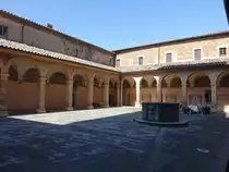 Acquapendente, Kreuzgang im Franziskanerkloster (21.05.2022)