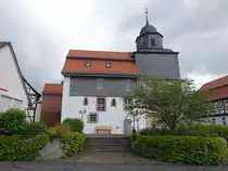 H�nebach, evangelische Kirche, erbaut im 13. Jahrhundert (06.06.2022)