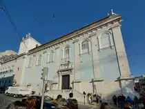Die Kirche Unserer Lieben Frau von Loreto (Igreja Nossa Senhora do Loreto) wurde bei einem Erdbeben stark besch�digt und 1785 wieder aufgebaut. (Lissabon, Januar 2017)
