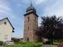 Breitenbach am Herzberg, evangelische Kirche in der Eichenstra�e (04.06.2022)