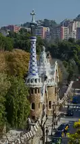 Der Park G�ell in Barcelona wurde von 1900 bis 1914 erschaffen. (Februar 2012)