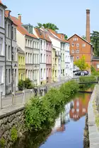 M�hlengrube in der Altstadt von Wismar. Aufnahme: 18. Juni 2022.