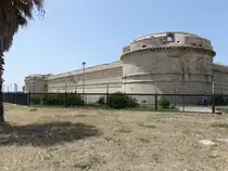 Civitavecchia, Forte Michelangelo, erbaut von Donato Bramante f�r Pabst Julius II, vollendet durch Michelangelo (23.05.2022)