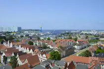 Schwerin - Aussicht vom Turm der Georgenkirche in n�rdlicher Richtung. Aufnahme: 18. Juni 2022.