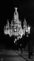 Der S�hnetempel des Heiligsten Herzens Jesu (Templo Nacional Expiatorio Del Sagrado Coraz�n de Jes�s) wurde von 1902 bis 1961 im historischen Stil errichtet, welcher mit neobyzantinischen, neoromanischen und neugotischen Elementen kombiniert wurde. (Barcelona, Februar 2013)