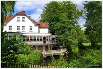 An der �rtze in Munster S�dheide. Das Restaurant Wasserm�hle. Anfang Juli 2022