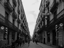 Ein Spaziergang in den Stra�en von Barcelona. (Februar 2012)