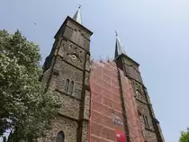 D�delingen, neugotische Pfarrkirche St. Martin, erbaut 1904 (18.06.2022)