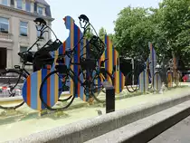 D�delingen, Brunnen am Place Hotel de Ville (18.06.2022)