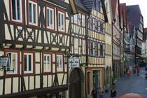 Fachwerkfasaden in der Hauptstra�e; 05.07.2008
