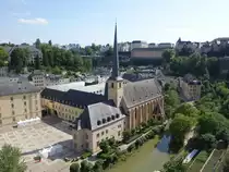 Luxemburg, Johanneskirche am Parvis de l´Abbaye (21.06.2022)