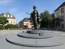 Luxemburg, Denkmal der Gro�herzogin Charlotte (21.06.2022)
