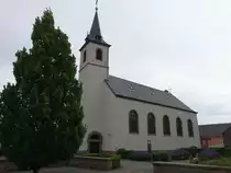 Folscheid, Pfarrkirche Saint-Lambert, erbaut im 17. Jahrhundert (22.06.2022)