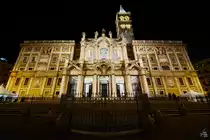 Die aus dem 5. Jahrhundert stammende Basilika Gro�-Sankt-Marien (Basilica Papale di Santa Maria Maggiore) ist eine der vier Papstbasiliken Roms im Rang einer Basilica maior. (Dezember 2015)