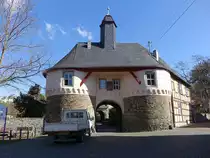 Runkel, �u�eres Burgtor am Schlossplatz (19.03.2022)