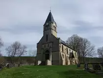 Breitenheerda, evangelische Pfarrkirche, neuromanisch erbaut 1896 (17.04.2022)