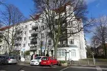 Hamburg am 19.2.2020: altes saniertes Wohnhaus in Barmbek-S�d /