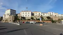 Termoli, Ausblick auf die Altstadt von der Via del Porto (17.09.2022)