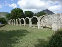 Castel San Vincenzo, alter Kreuzgang des Kloster San Vincenzo (17.09.2022)