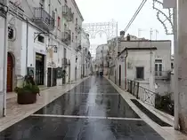 Monte Sant Angelo, H�user in der Via Giuseppe Garibaldi (26.09.2022)