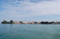 Lindau vom Bodensee aus gesehen. 05.07.08