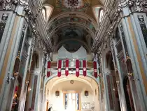 Capurso, Innenraum mit Gem�lden von Francesco Carella der Basilica Pontificia Minore Madonna del Pozzo (28.09.2022)