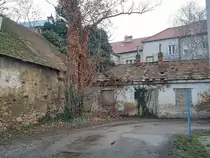 Alte, und teilweise unbewohne Hauser in der n�her der P�cser Innenstadt. Aufnahme: Januar, 2021.