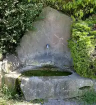 Ortenberg, Brunnen in den Weinbergen oberhalb von Schlo� Ortenburg, Aug.2022