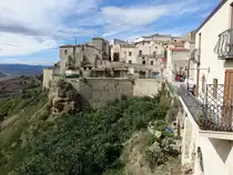 Irsina, Ausblick auf die Altstadt (29.09.2022)