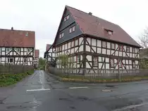 Kehna, Fachwerkh�user in der Kenenstra�e (30.04.2022)