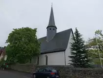 Krofdorf-Gleiberg, evangelische St. Margarethen Kirche, erbaut 1513 (30.04.2022)