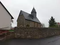 Oberwalgern, evangelische Kirche, erbaut im 13. Jahrhundert (30.04.2022)