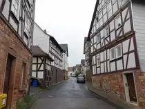 Staufenberg, Fachwerkh�user in der Burggasse (30.04.2022)