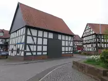 Ginseldorf,  Fachwerkh�user in der Von Keitz Stra�e (01.05.2022)