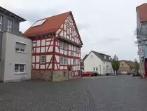 Homberg (Ohm), Fachwerkhaus in der Frankfurter Stra�e (01.05.2022)