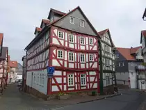 Wetter, Fachwerkh�user in der Fuhrstra�e (01.05.2022)