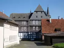 Rauischholzhausen, Herrenhaus des Rauischen Gutshof, erbaut im 16. Jahrhundert (14.05.2022)