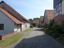 Heimbach, Fachwerkh�user in der Wohrataler Stra�e (15.05.2022)