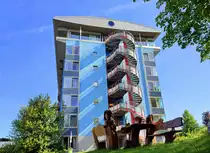 Ein Blick auf das wundersch�ne Bio-Seehotel Zeulenroda im Th�ringer Vogtland. Foto 03.06.22