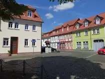 Heiligenstadt, H�user in der Lindenallee in der oberen Altstadt (03.06.2022)