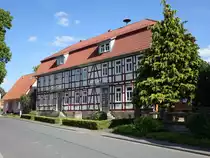 Rengelrode, Fachwerkhaus an der Dorfstra�e (02.06.2022)