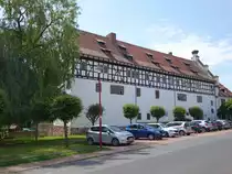 Schloss Gerstungen, erbaut im 17. Jahrhundert auf den Grundmauern der fr�heren Wasserburg (03.06.2022)
