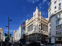 Das Hotel Atl�ntico wurde zwischen 1921 und 1923 erbaut. (Madrid, November 2022)