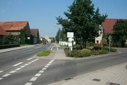 Ortsteil Gro� Breesen, Gro� Breesener Stra�e/G�rtner Stra�e, Teil des Oder-Neisse-Radweg