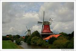 Ostfriesland - Die Zwillingsm�hlen von Greetsiel