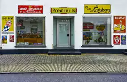 Alte Tante-Emma-Laden in Aggerschau (d�nisch: Agerskov) in Nordschleswig (d�nisch: S�nderjylland).