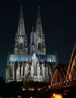 Das klassische K�lner Postkartenmotiv, aber immer wieder sch�n , aufgenommen von de rechten Rheinseite aus, N�he Hyatt